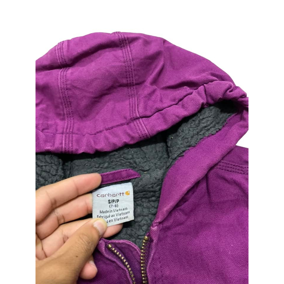 carhartt-hooded-jacket-มือสอง-งานผ้าหนาสีสวยตามภาพ