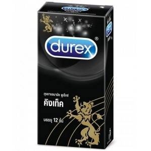 ถุงยางอนามัยดูเร็กซ์ คิงเท็ค (12ชิ้น) Durex Kingtex Condom (12s)