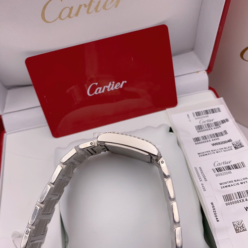 นาฬิกาข้อมือผู้หญิงcartier-ระบบถ่าน