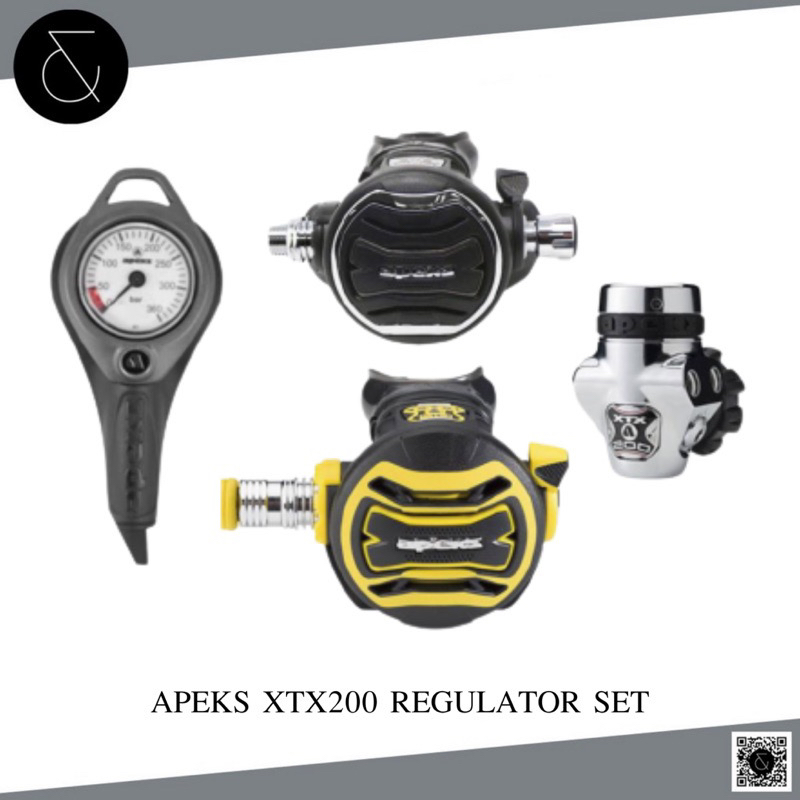 apeks-apeks-xtx-200-regulator-set-ชุดเร็คกูเลเตอร์
