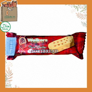 Walkers Butter Shortbread บิสกิต สก็อตแลนด์ 20 กรัม คุ้กกี้ ทานคู่กาแฟ ขนม อร่อย