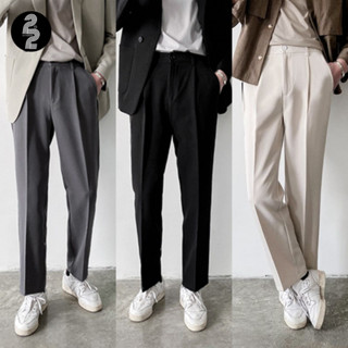 KR094กางเกงทรงลุงผ้ายืดยอดฮิตมาใหม่ปี2023โครตเท่ผ้าใส่22thoctoberr