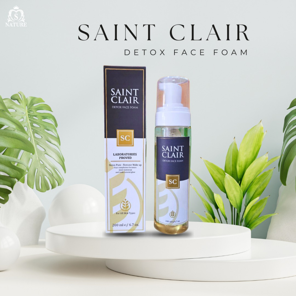 s-nature-saint-clair-detox-face-foam-เอส-เนเจอร์-ผลิตภัณฑ์ทำความสะอาดผิวหน้า