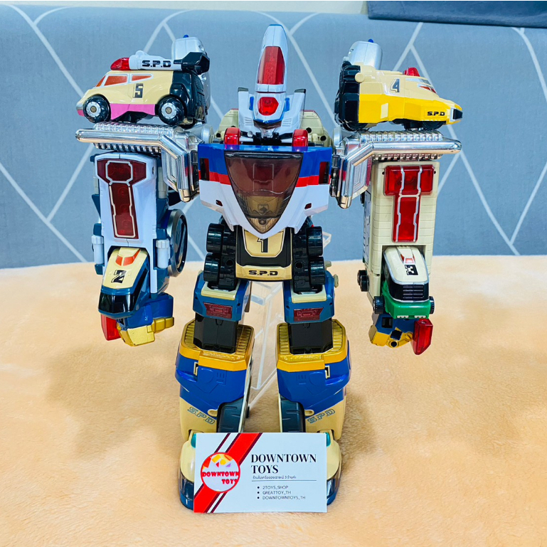 หุ่นยนต์ แปลงร่าง เดกะเรนเจอร์ Deka ranger ขบวนการ5สี Sentai power ...