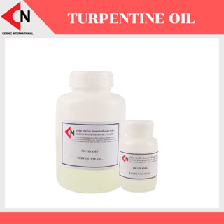 TURPENTINE OIL เทอเพนไทน์ ออยล์, น้ำมันสน ขนาดบรรจุ 100กรัม/ขวด, 500 กรัม/ขวด