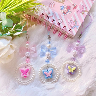 ｡✿*ﾟ Phone Strap ･✿.｡ สายคล้องมือถือผีเสื้อ | Chanis Store