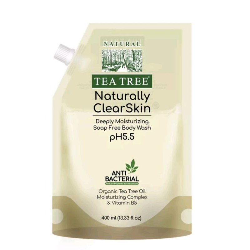 Tea Tree ครีมอาบน้ำ 400ml (แบบเติม) | Shopee Thailand