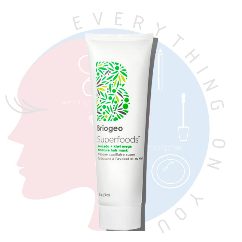 [พร้อมส่ง] Briogeo Superfoods Avocado + Kiwi Mega Moisture Hair Mask 30