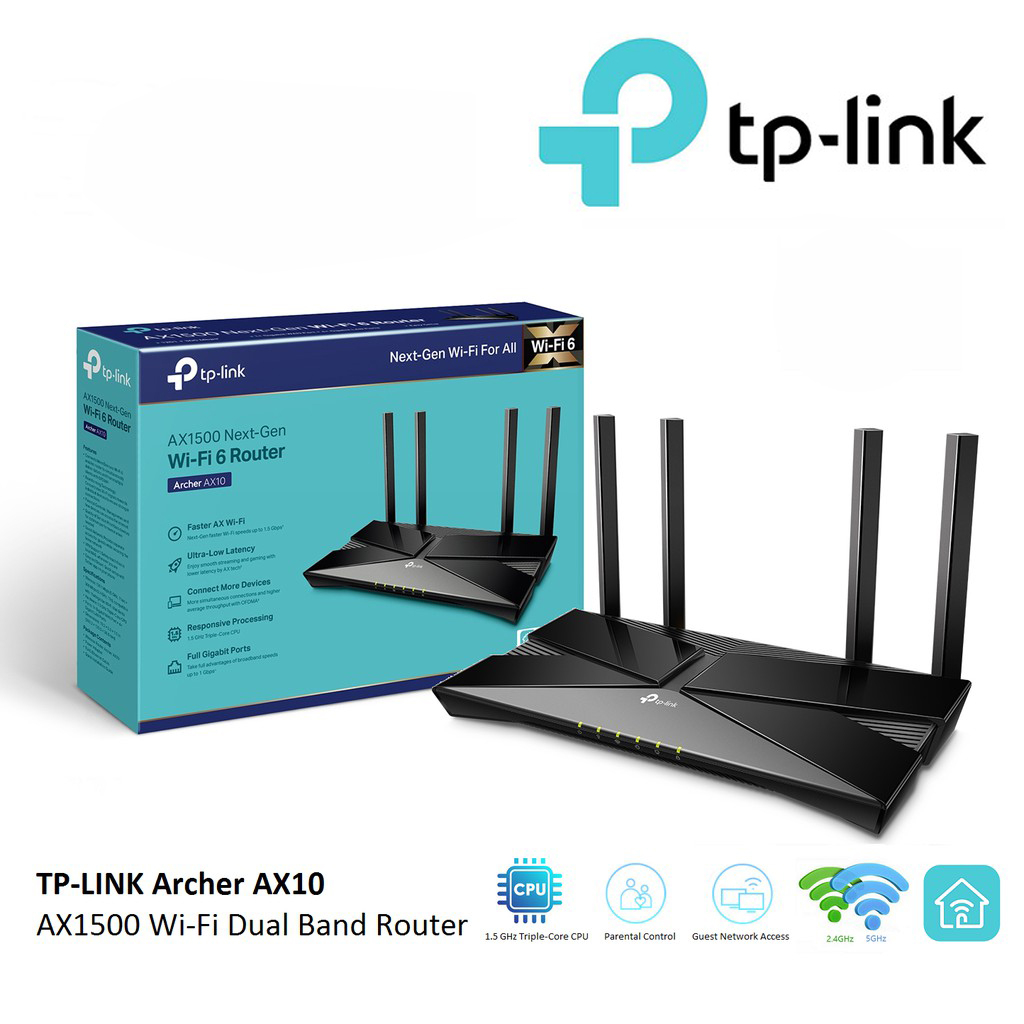 TP-Link Archer AX10 AX1500 Wi-Fi 6 Router