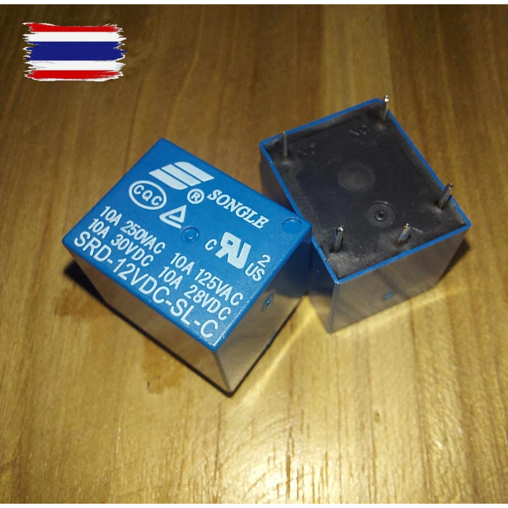 relay-3v-5v-12v-dc-รีเลย์-srd-12vdc-sl-c-srd-05vdc-sl-c-srd-03vdc-sl-c-10a-250vac-5ขา