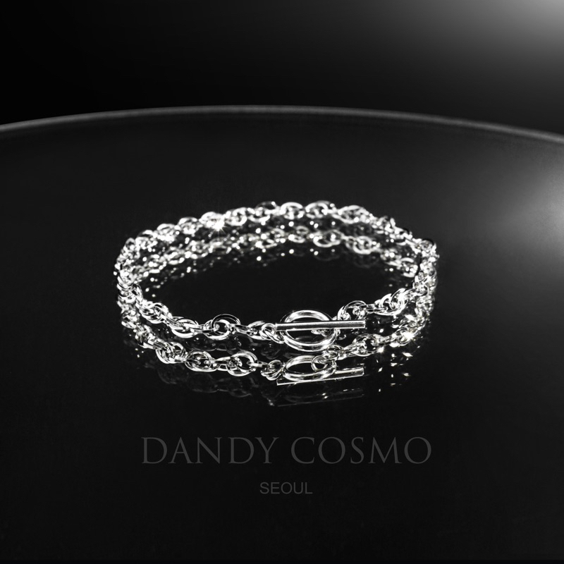สร้อยข้อมือ สแตนเลส DANDY BASIC ลาย Couple twist Chain DANDY COSMO กำไล ...
