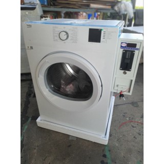 * เครื่องอบผ้า Beko 8kg.(ร้านขายส่ง) พร้อมกล่องหยอดเหรียญ