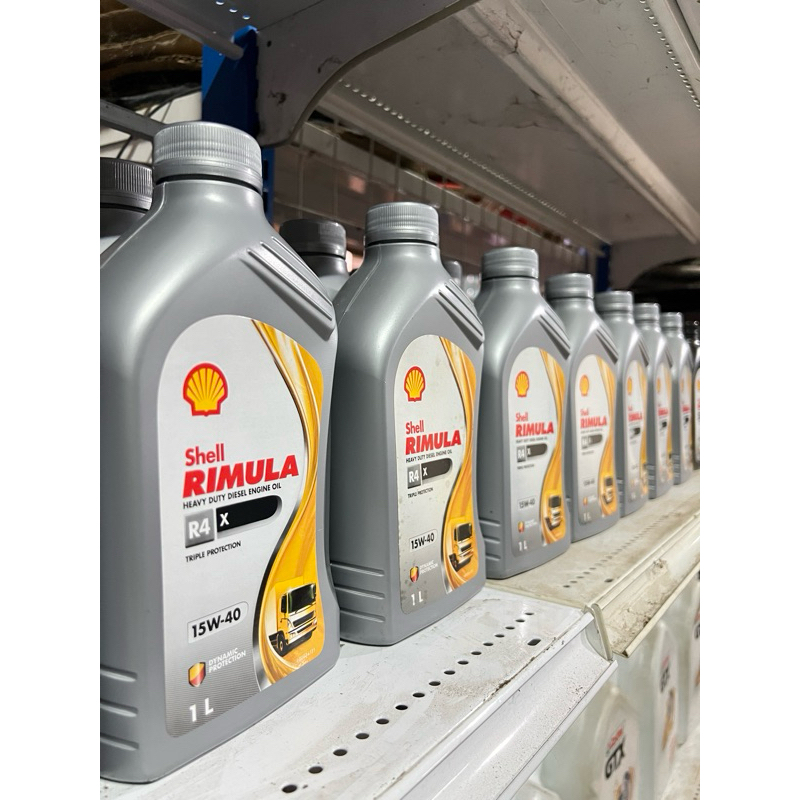 น้ำมันเครื่องเชลล์ Shell Rimula R4X 15W40 ขนาด1ลิตร | Shopee Thailand