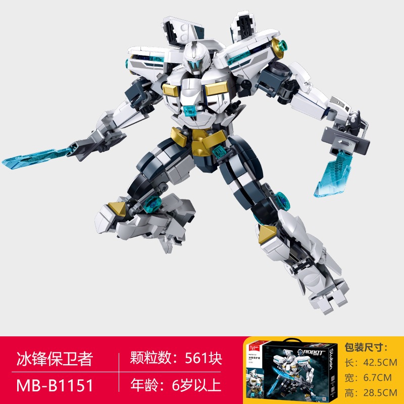 ProudNada Toys ตัวต่อ หุ่นยนต์ SLUBAN ROBOT 561 PCS M38-B1151 | Shopee ...