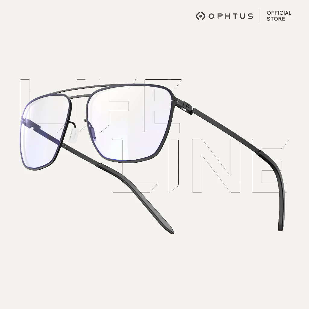 OPHTUS รุ่น Lifeline แว่นกรองแสงสำหรับเกมเมอร์ เลนส์ RetinaX Clear