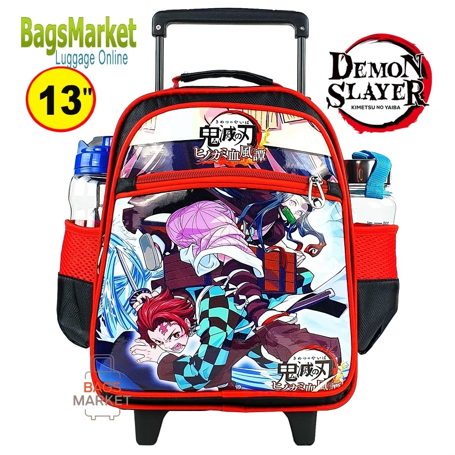 กระเป๋าทันจิโร่-กระเป๋านักเรียน-kids-luggage-กระเป๋าเป้ล้อลาก-เป้สะพาย-ขนาดเล็ก-เหมาะกับเด็กอนุบาล-พร้อมส่งจร้า