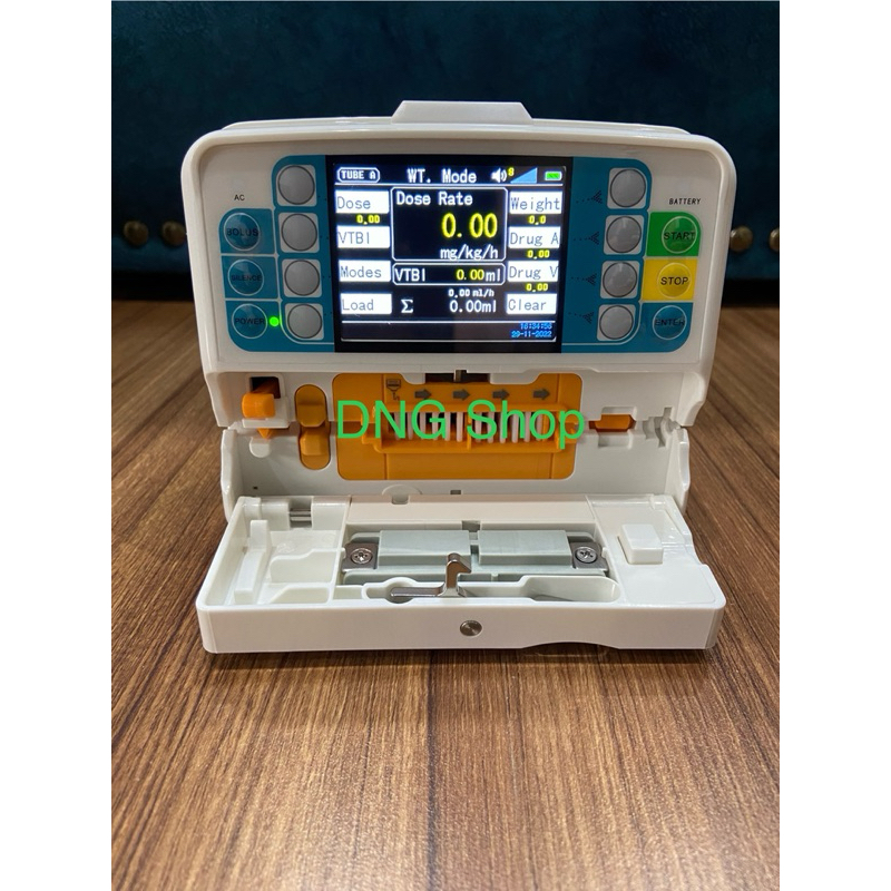 เครื่องควบคุมการให้สารละลายทางหลอดเลือดดำ-infusion-pump-ยี่ห้อ-hawkmed-รุ่น-hk-100ii