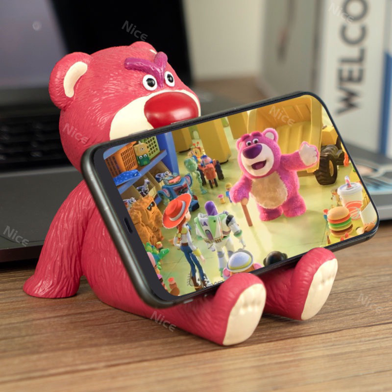 ตุ๊กตาที่ตั้งโทรศัพท์-lotso-ต56