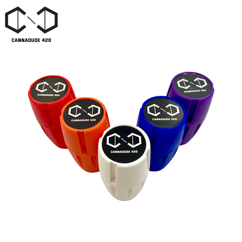 Grinder All In One Storage jar + Grinder Jar Cannadude420 เครื่องบด ที่