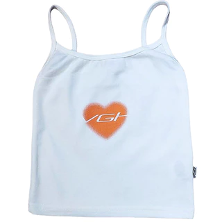 VGH RED HEART CAMI TOP (WHITE)