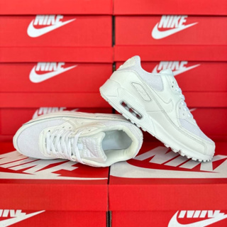 รองเท้าผ้าใบรองเท้าลำลอง Nike air max 90 High end+ กล่อง ใบเสร็จ สินค้าจัดส่งตรงปก 100%