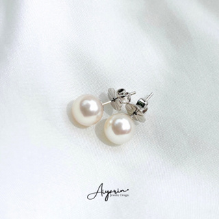 8.5-9mm Japanese Akoya Pearl ไข่มุกน้ำงามจากประเทศญี่ปุ่น เม็ดกลมสวย เเละเงางามมากที่สุดจากทุกสายพันธุ์