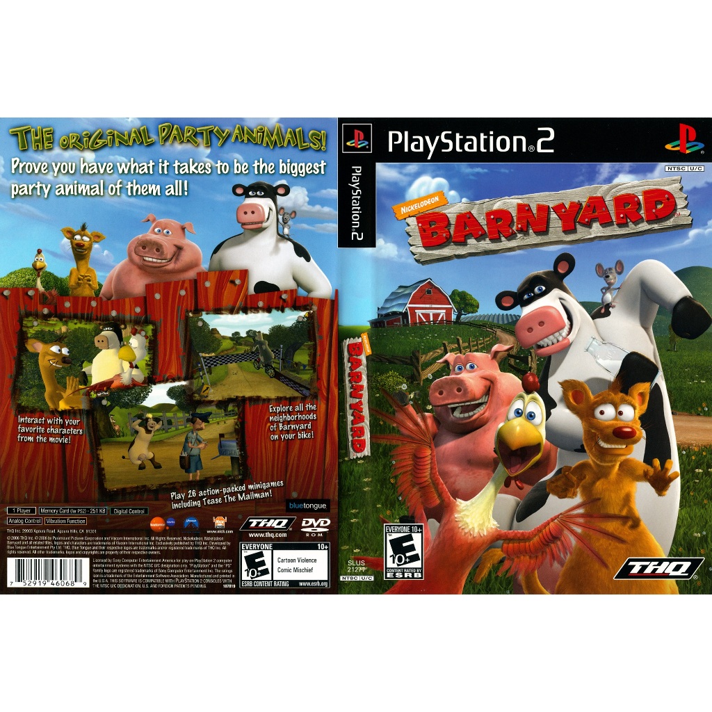 แผ่นเกมส์ PS2 Barnyard สกรีนแผ่น คุณภาพ ส่งไว (DVD) | Shopee Thailand