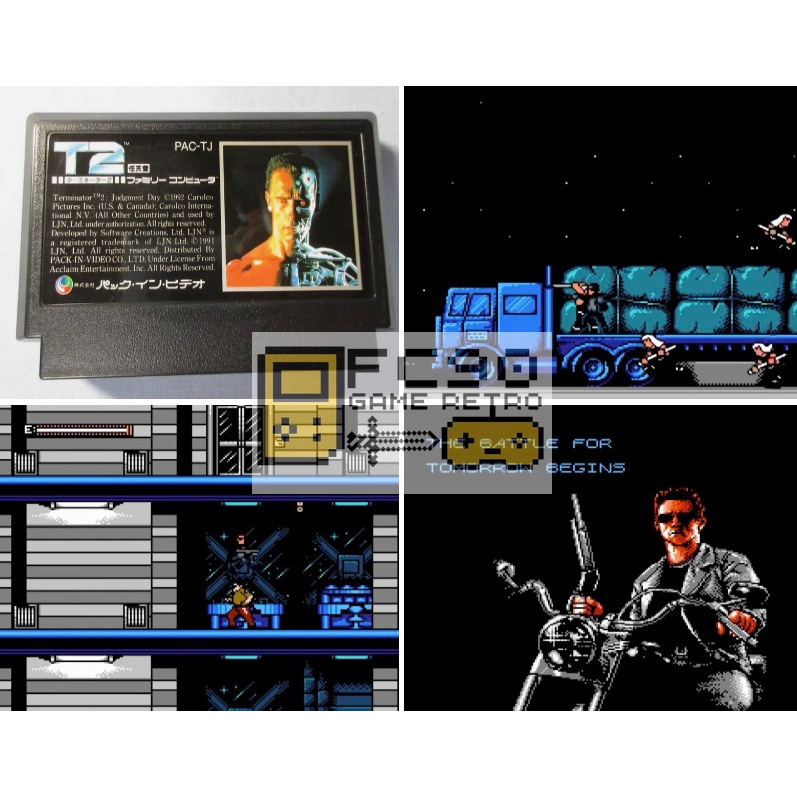 ตลับเกมฅนเหล็ก 2029 Terminator 2 ( T2 ) Judgement Day [FC] ตลับมือสอง ...