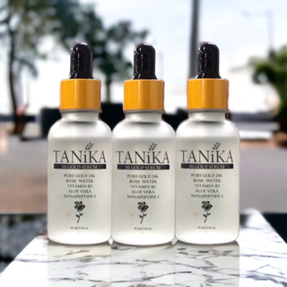 Tanika Hi Gold Serumน้ำกุหลาบผสมทองคำ24k 3 ขวด บำรุงผิวหน้า ไร้ริ้วรอย ไร้ฝ้า จุดด่างดำ🚚ส่งฟรี