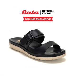 (Online Exclusive) Bata บาจา Comfit รองเท้าเพื่อสุขภาพแบบสวม พร้อมเทคโนโลยีคุชชั่น รองรับน้ำหนักเท้า สำหรับผู้หญิง รุ่น CLAUDIA สีชมพู 5805050 สีดำ 5806050