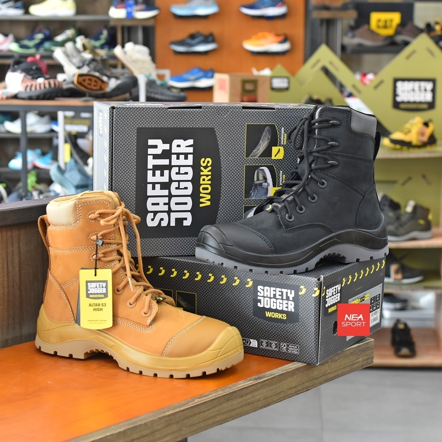 [ลิขสิทธิ์แท้] SAFETY JOGGER ALTAR S3 HIGH รองเท้าเซฟตี้ ซิปข้าง หัว