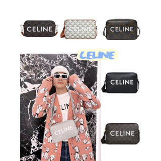 💯  ของแท้ 100% ของแท้ใหม่ CELINE กระเป๋าสะพายไหล่เดี่ยว