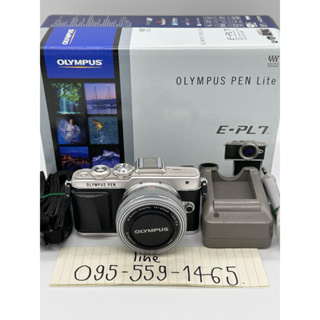 กล้อง Olympus epl7 ติดเลนส์ 14-42 wifi เซลฟี่ได้ ชัตเตอร์ 5 พัน