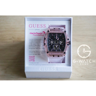 [รบกวนสอบถามสต็อกก่อนสั่งซื้อครับผม] GUESS GW0032G1 SPORTING PINK LIMITED EDITION 43MM PINK &amp; BLACK WATCH