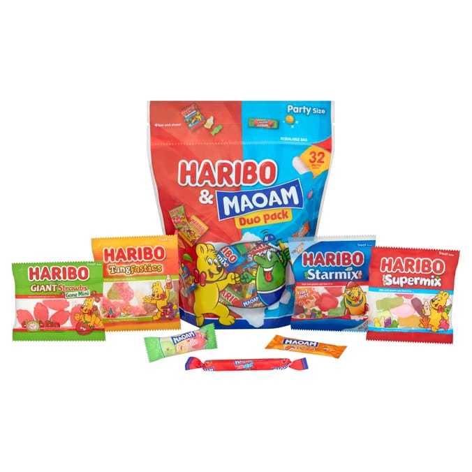 Haribo Halloween Mega party Goldbears Grape 1Kg กัมมี่ เจลลี่ ฮาริโบ้ โ ...