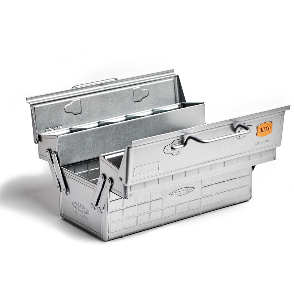 TOYO STEEL TOOL BOX 2 LEVEL TYPE SILVER ST350SILVER Shopee Thailand