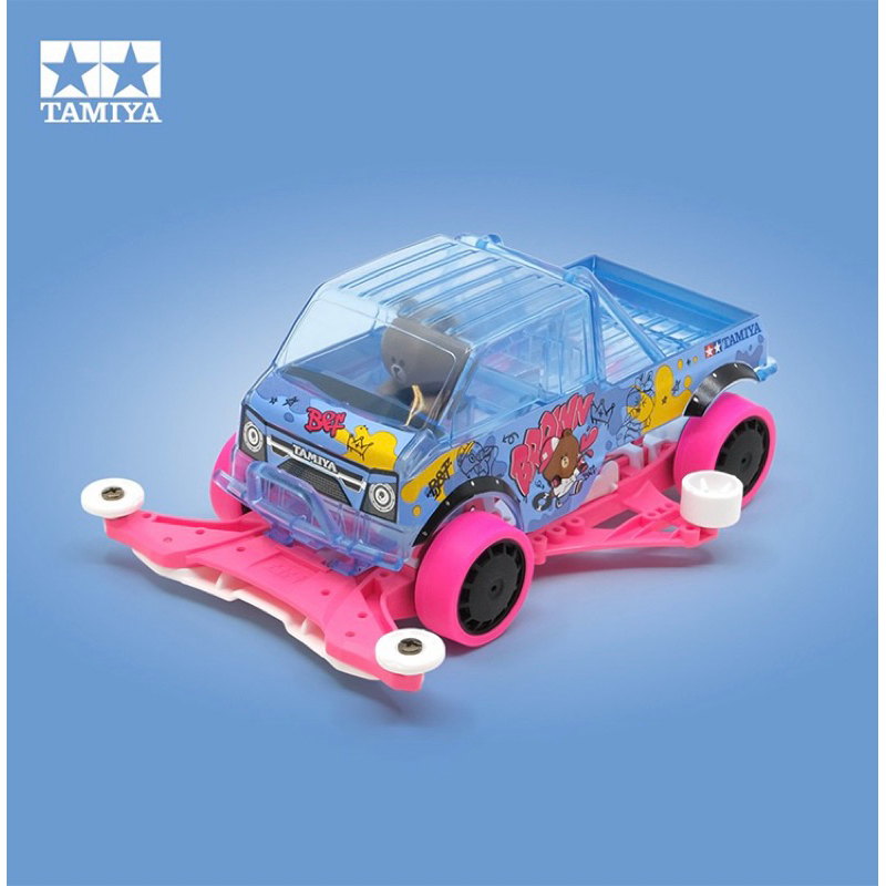 TAMIYA 92443 Mini 4WD Brown Racer (Line friend)(FM-A) | Shopee Thailand