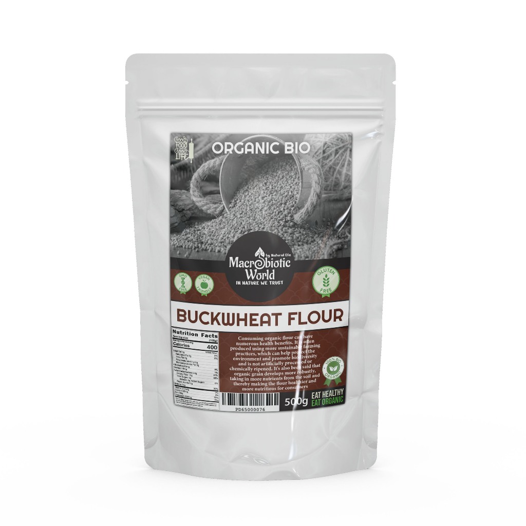 Organic/Bio Buckwheat Flour | แป้งบัควีท | Shopee Thailand
