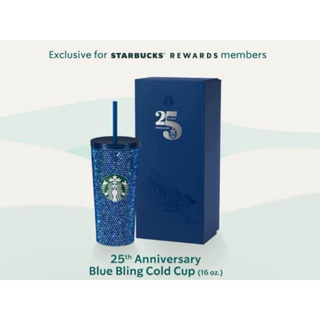 Starbucks25th Blue Bling Cold Cup(16oz)