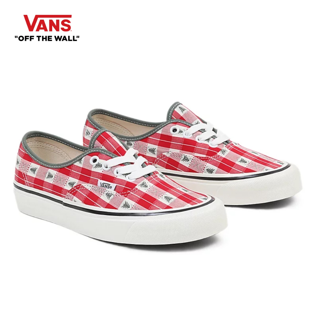 VANS AUTHENTIC 44 DX ANAHEIM FACTORY OG PLAID RED WHITE VANS