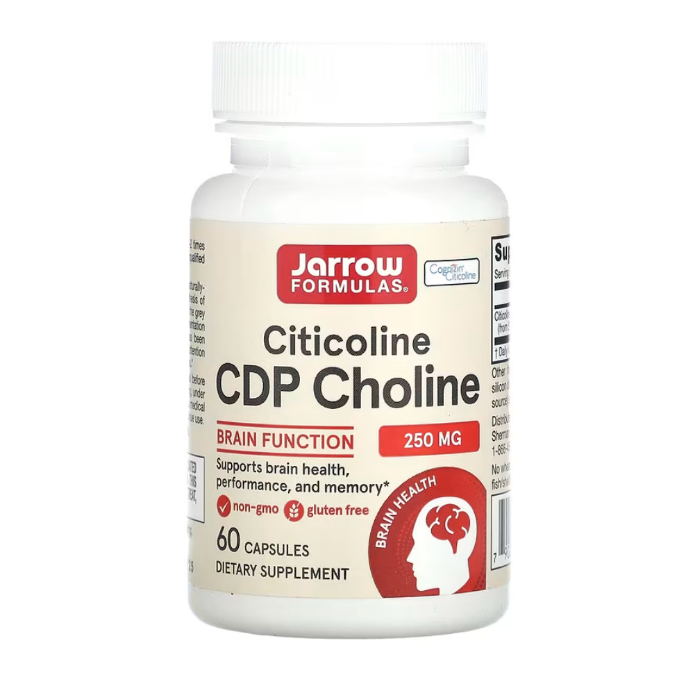 Jarrow Formulas, Citicoline CDP Choline 250 mg 60 Capsules Shopee