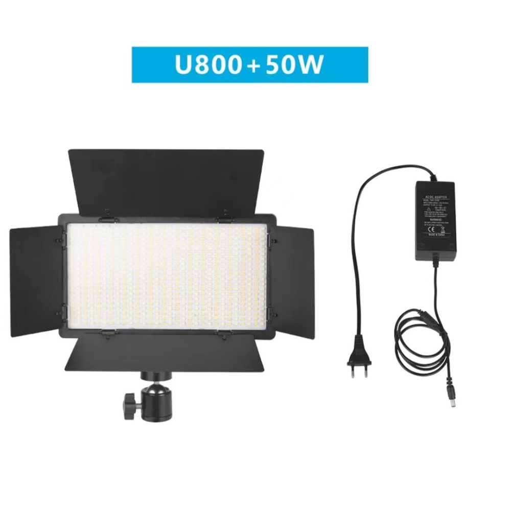 LED Video Light U600+/U800+ ไฟ LED ปรับสีได้3200-5600K ไฟต่อเนื่อง ไฟ ...