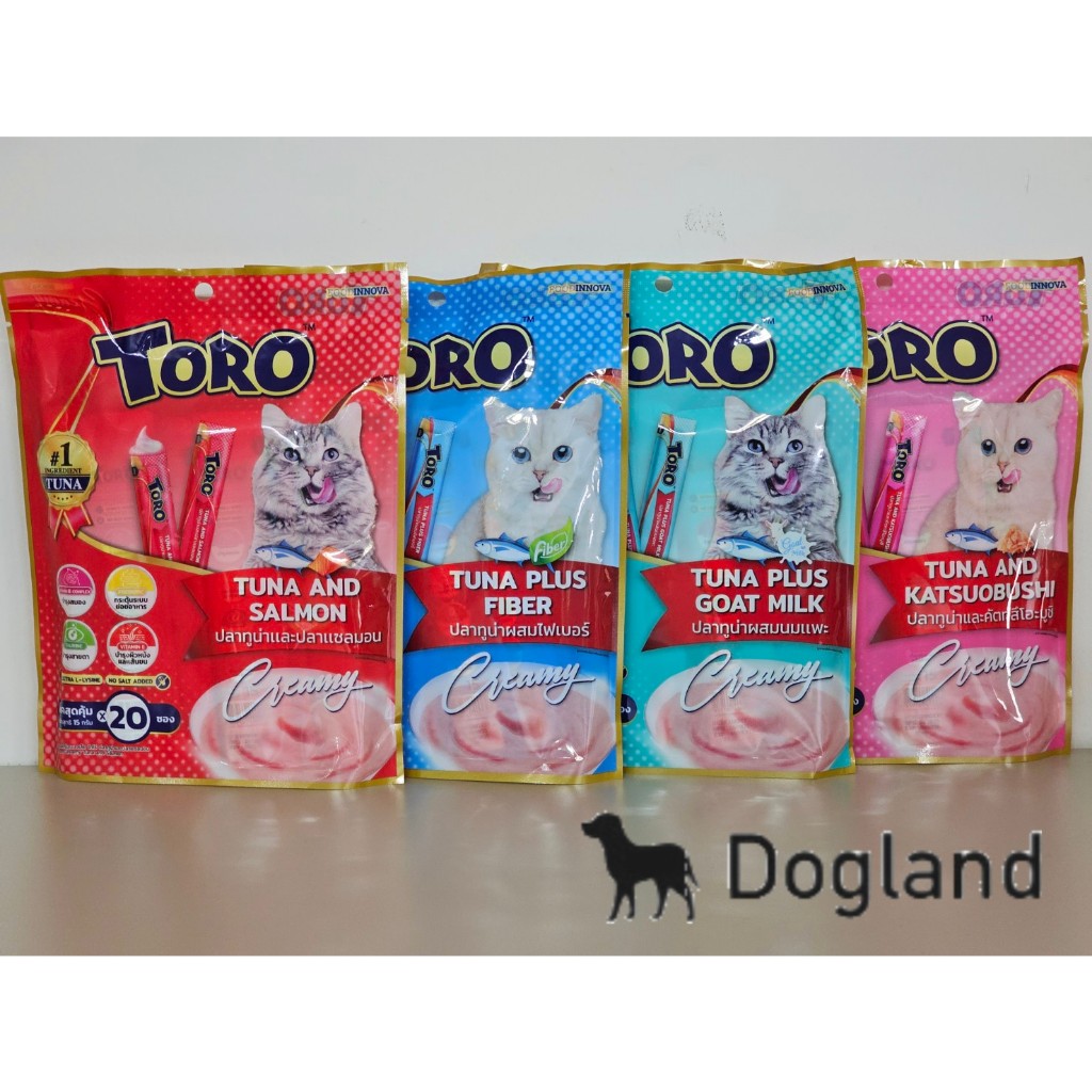 toro-toro-ขนมแมวเลีย-15g-x-20-ซอง