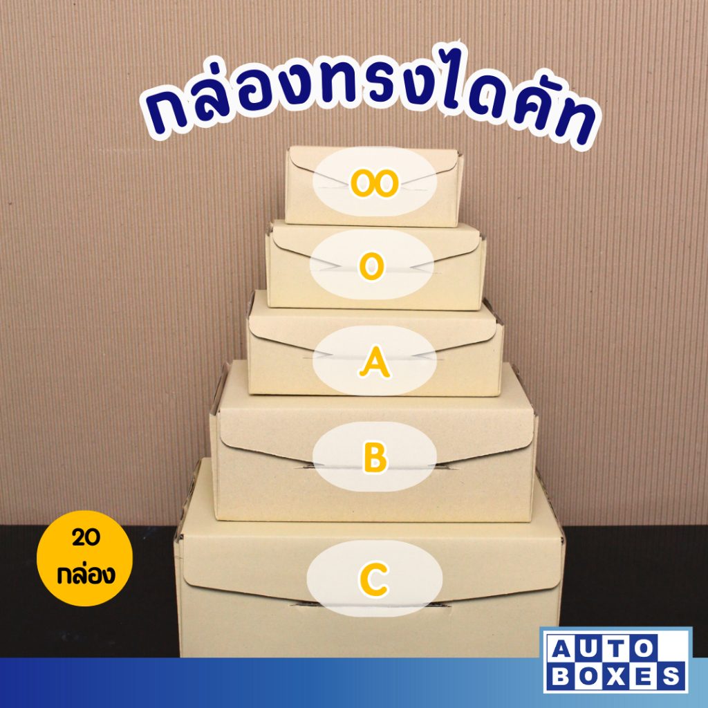 กล่องไดคัท-กล่องไปรษณีย์-ไม่พิมพ์ลายขนาด-0-11x17x6-cm-กล่องแข็งแรง-ราคาถูก-ขึ้นรูปง่าย