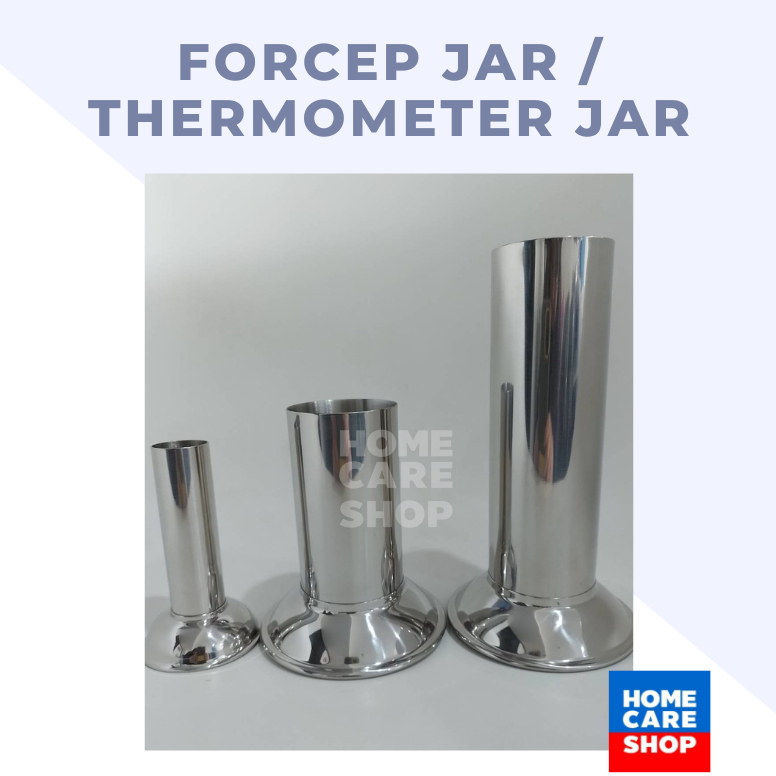 ฟอร์เซปจาร์ เทอร์โมมิเตอร์จาร์ forcep jar / thermometer jar stainless ...