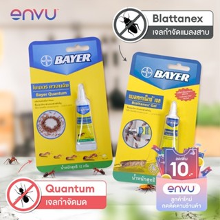 Bayer Quantum เจลกำจัดมด 12 กรัม + Blattanex Gel เจลกำจัดแมลงสาบ 12 กรัม แพ็คคู่