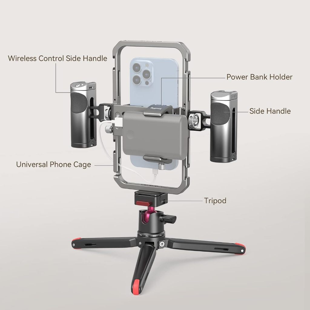 Smallrig Vlog Kit ที่วางโทรศัพท์อเนกประสงค์ All-In-One Video Kit Ultra ...