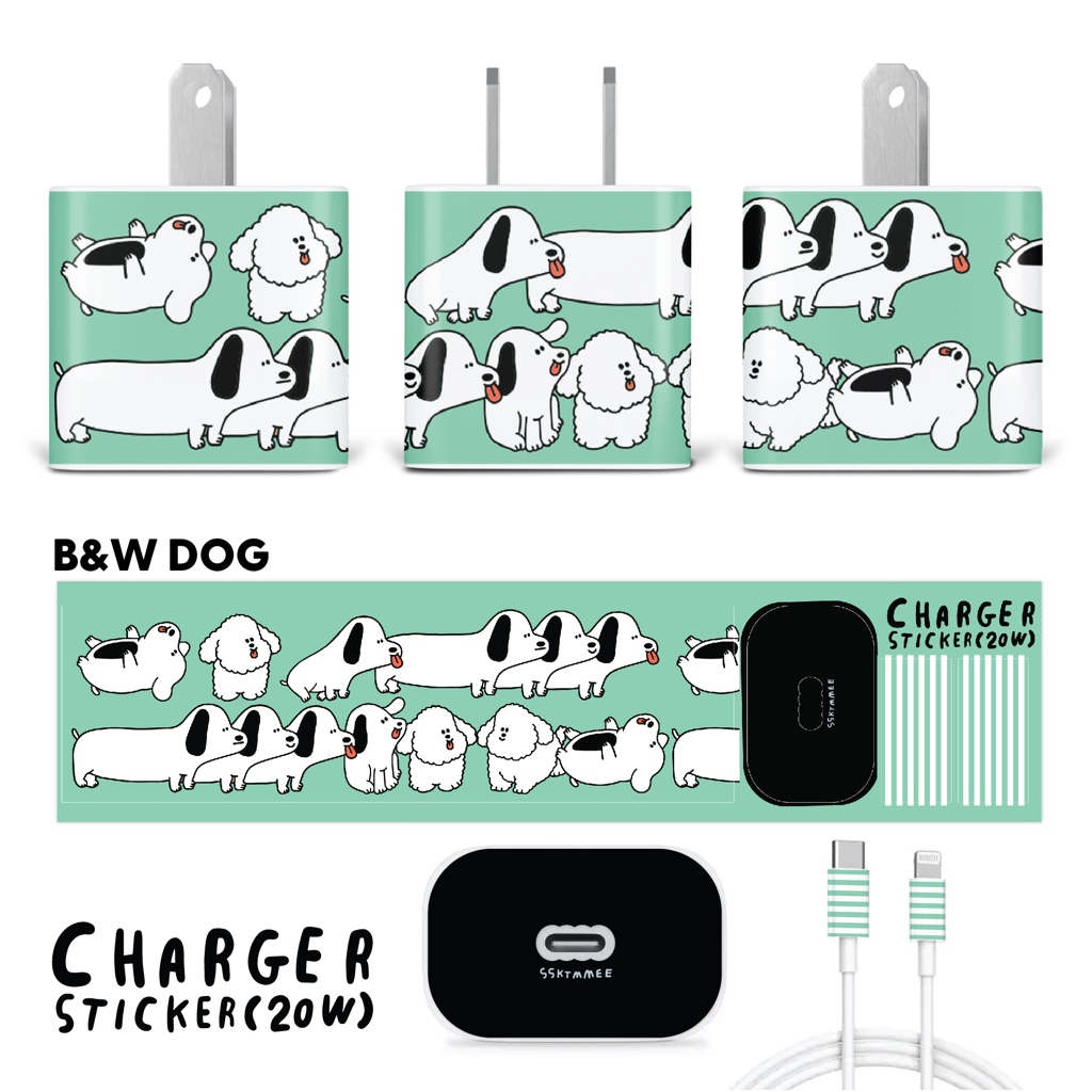 ssktmmee - charger sticker สติกเกอร์แปะหัวชาร์จ | Shopee Thailand