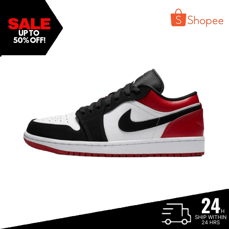 aj1 low black red