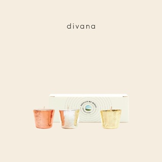 Divana  Aromatic Candle Set: Signature Collection 15g. เทียนหอมอโรมา ชุดเทียนหอม เทียนหอม ของขวัญ เครื่องหอมภายในบ้าน